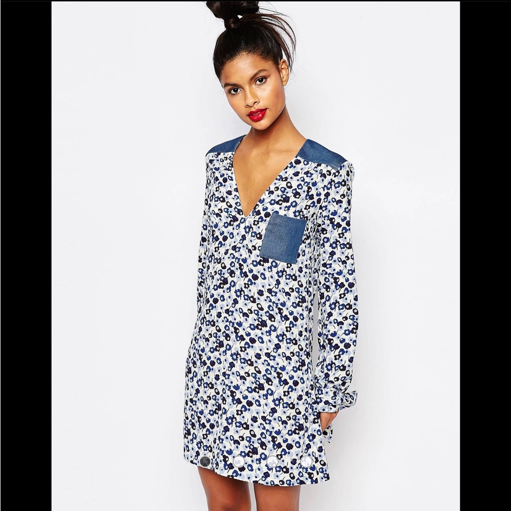 Sonia by Sonia Rykiel Tunic Dress in Floral
Crepe size 40